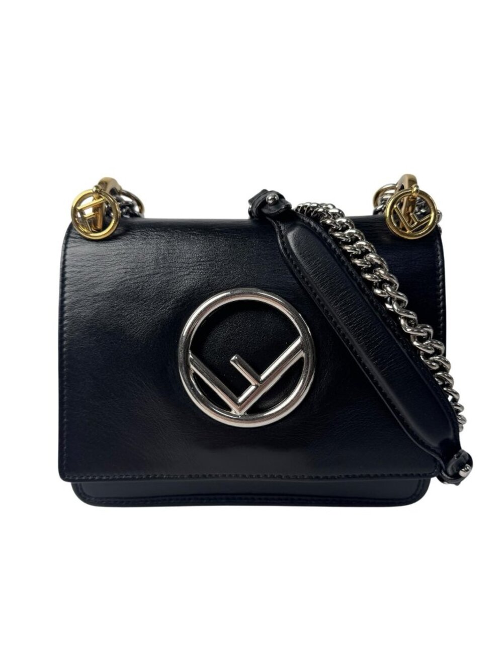 Fendi Kanaif 2-Way Chain Shoulder Bag